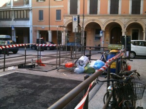 Piazza san Francesco Bologna h 8:30 del 10 novembre 2013