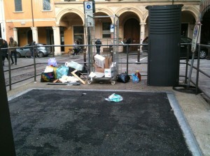 Piazza san Francesco Bologna h 9:20 del 21 gennaio 2014