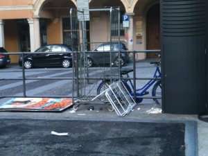 Piazza san Francesco Bologna h 9:20 del 26 gennaio 2014